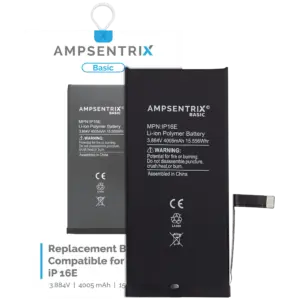 Reservedelsfoto: iPhone 16e batteri – OEM-kompatibelt